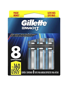 Repuesto Para Afeitar Gillette Mach3 8 U