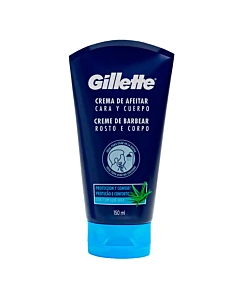 Crema De Afeitar Gillette Cara Y Cuerpo 150 Ml