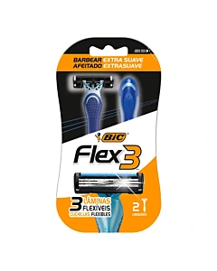 Máquina De Afeitar Bic Flex 3 2 U