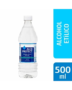 Alcohol Etílico 96% Alco Protec 500 Ml