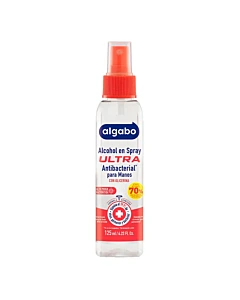 Alcohol Algabo Spray Con Glicerina 125 Ml