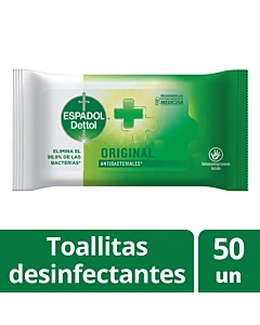 Toallas Húmedas  Espadol Dettol 50un