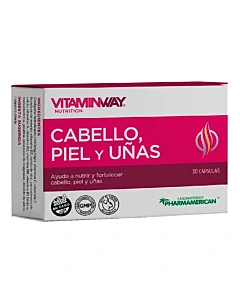 Cabello Piel Y Uñas Vitaminway 30 Cápsulas