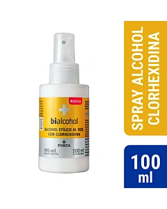 Alcohol Bialcohol 70 Spray Clorhexidina 100ml