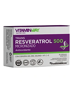 Suplemento Dietario Vitamin Way Trans Resveratrol 500 30 Cápsulas