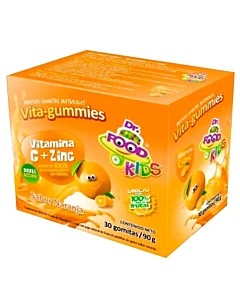 Suplemento Dietario Dr Food Kids Vita Gummies 30 Gomitas Sabor Naranja