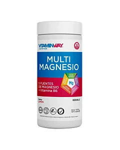 Suplemento Dietario Vitamin Way Multmagnesio En Polvo Sabor Limón 222 G