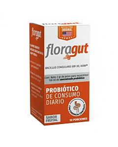 Suplemento Dietario Floragut® Probiótico En Polvo 2 G