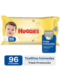 Toallitas Húmedas Huggies Triple Protección 96un