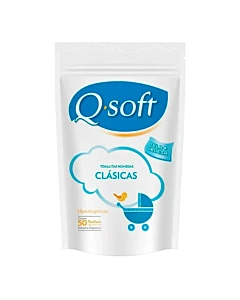 Toallitas Húmedas Con Q-Soft Aloe Y Vitamina E 50 U