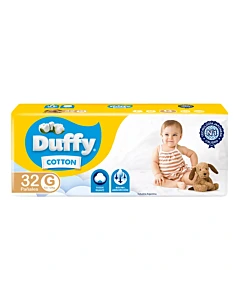 Pañales Duffy talle G 32u