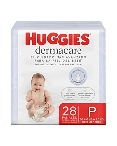 Pañales Huggies Dermacare Talle P 28 U