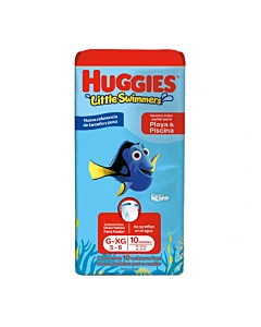 Pañales Huggies Little Swimmers Xg 10un