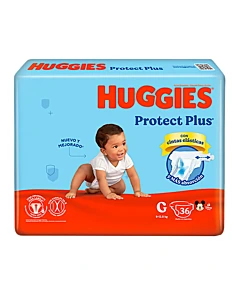 Pañales Huggies Protect Plus Talle G 36 U