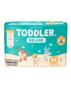 Pañales Toddler Deluxe Talle M 8 U