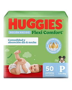 Pañales Huggies Flexi Comfort Ahorrapack P 50un
