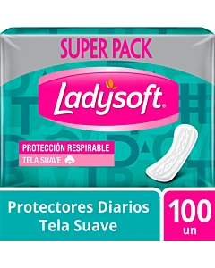 Protectores Diarios Ladysoft 100 U