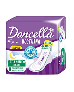 Toallas Femeninas Doncella Nocturnas Con Alas 8u