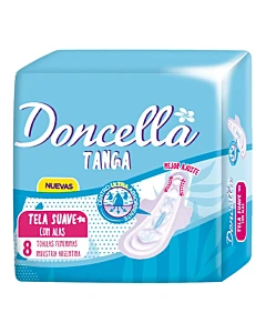 Toallitas Higiénicas Tanga Doncella Con Alas 8 Un