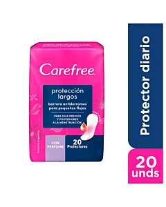 Protectores Diarios Carefree Proteccion Largos 20un