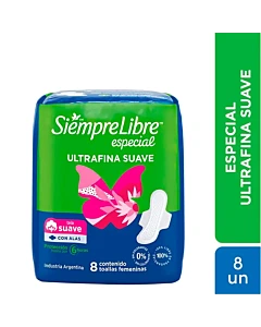 Toallas Femeninas Siempre Libre Especial Ultra Fina 8un