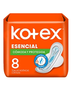 Toalla Femenina Kotex Esencial 8u