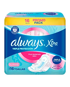 Toalla Femenina Always Máxima Protección Suave 16un