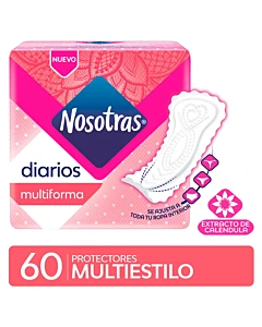 Protector Diario Nosotras Multiestilo 60u