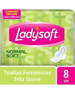 Toallas Femeninas Ladysoft Normal Soft 8 Un