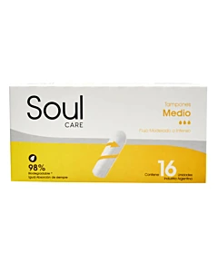 Tampones Soul Medio 16u