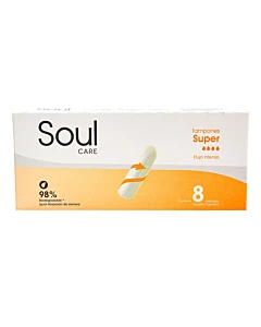 Tampon Soul Care Super 8un
