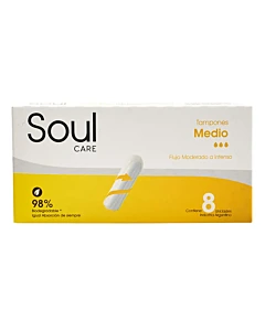 Tampones Soul Care Medio 8 Un