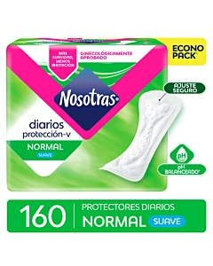 Protectores Diarios Nosotras Normal Suave 160 U