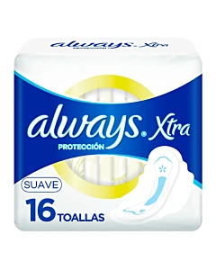 Toallas Femeninas Always Xtra Suave 16u