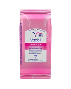 Toallitas Íntimas Vagisil Odor Block 20 U