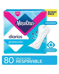 Protectores Diarios Nosotras Respirable 80 U
