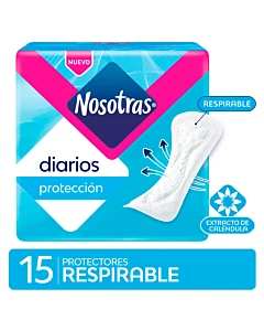 Protector Diario Nosotras Respirables 15u